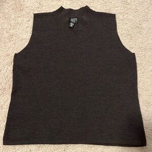 Eileen Fisher short sleeve sweater tank